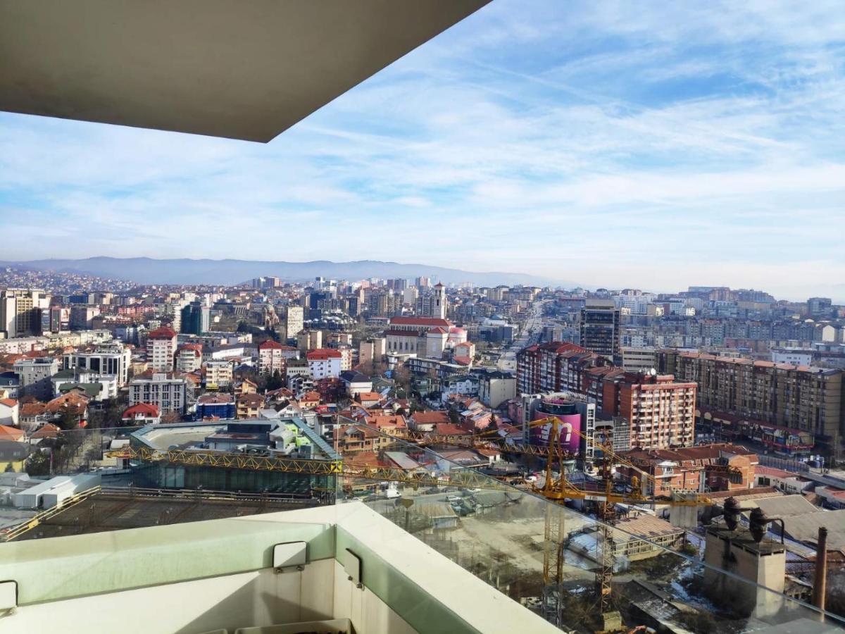 Luxury Sky View Apartment Priština Exteriér fotografie